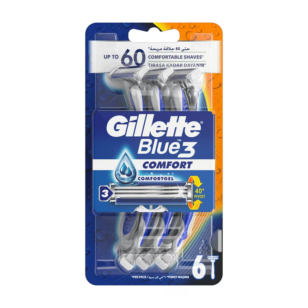 Gillette Blue3 Kullan At Tıraş Bıçağı 6 Adet 2