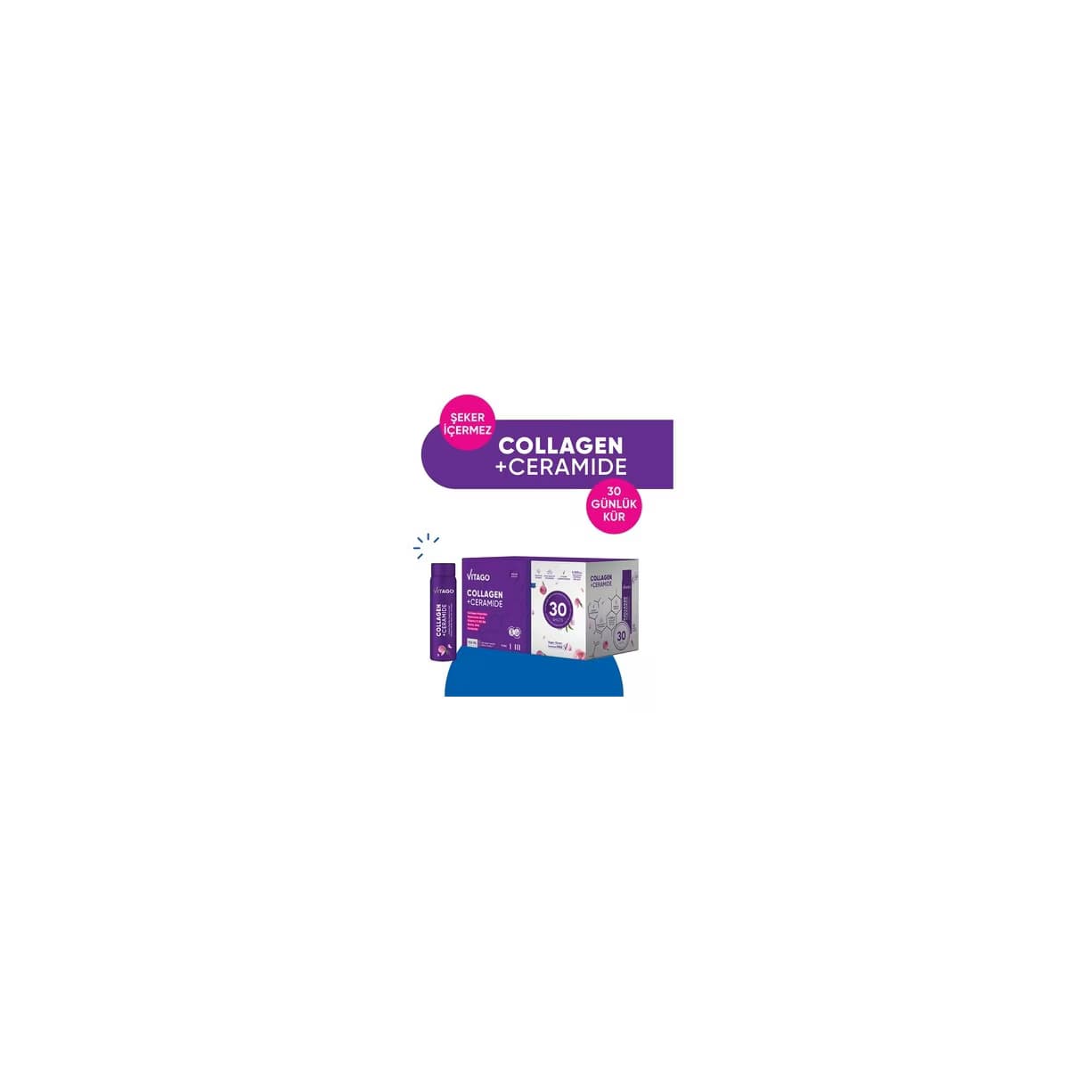 Vitago Collagen+Seramid Shot 30x25 ml 3