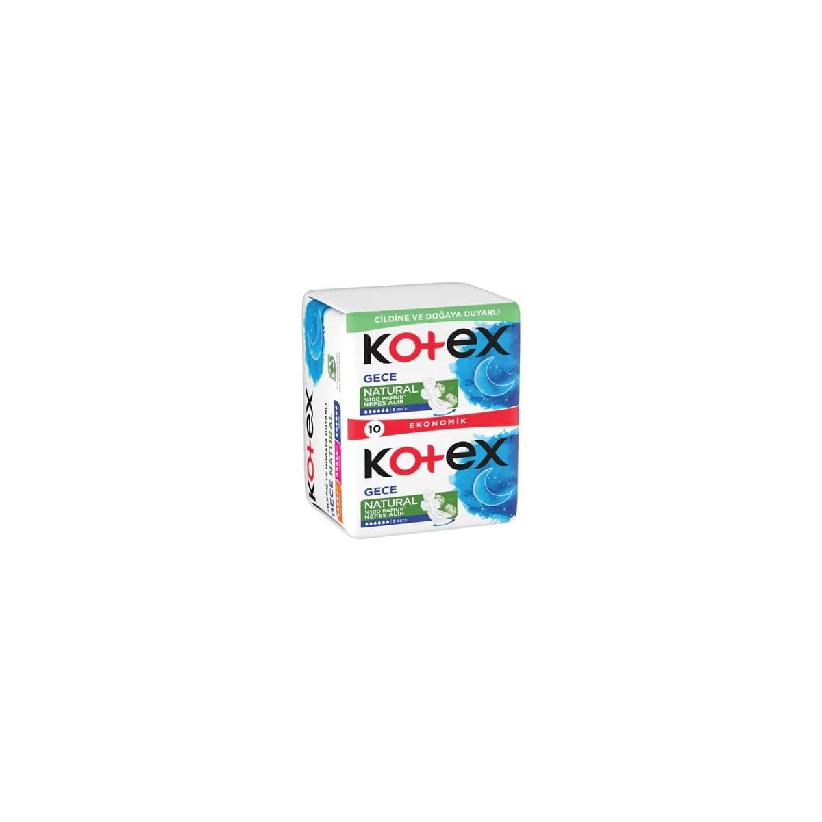 Kotex Natural Ultra Double Gece Pedi 10'lu 4