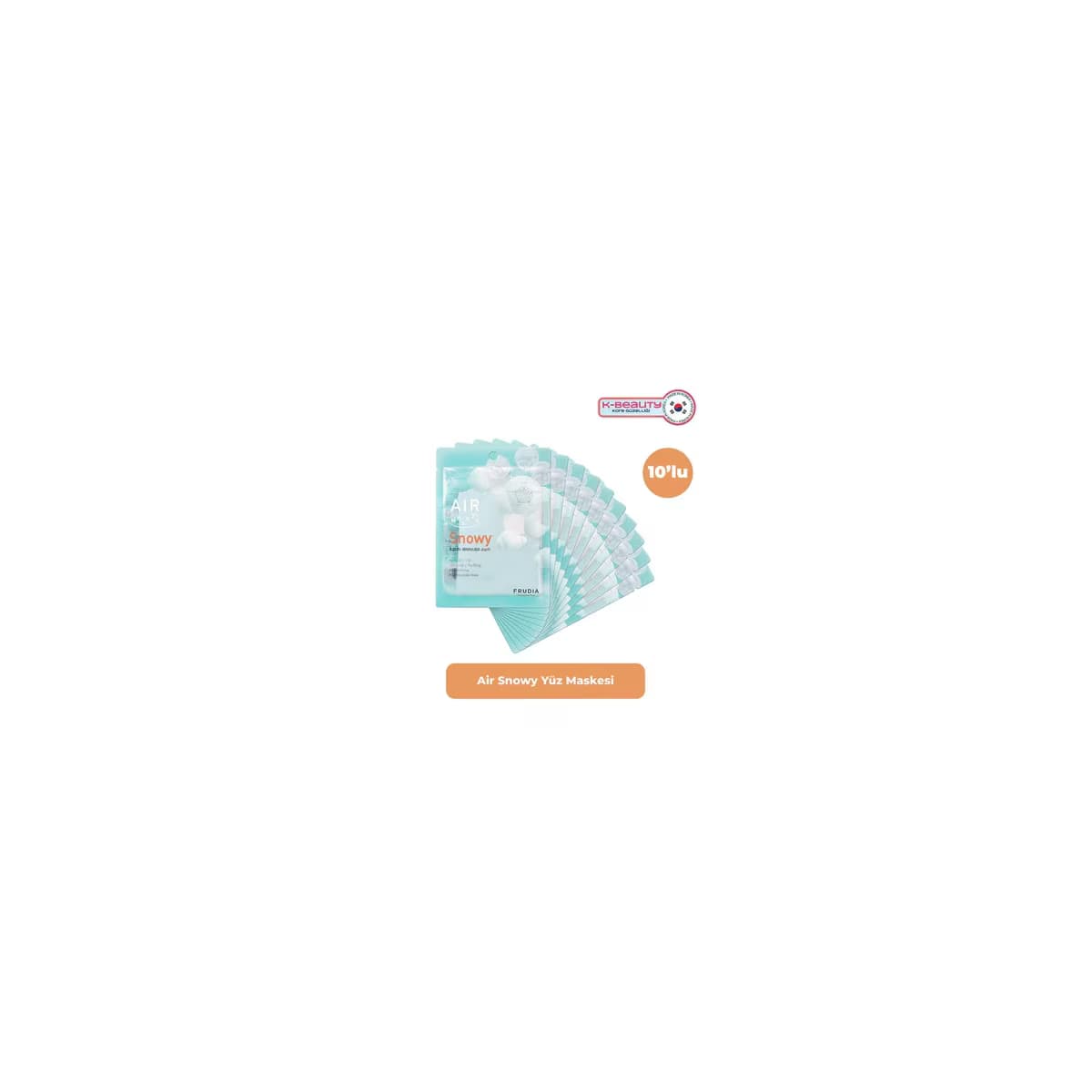 Frudia Air Snowy Maske 10'lu 3