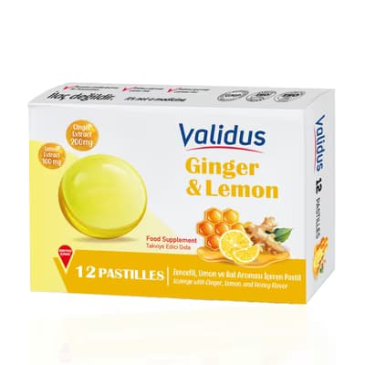 Validus Limon&Zencefil&Bal Pastil 16 Adet