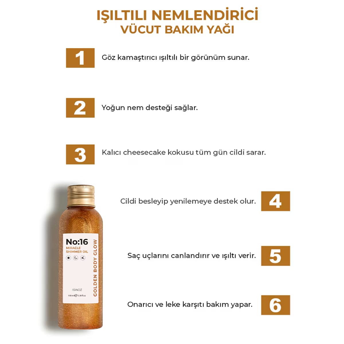 Sinoz No:16 Shimmer Oil 100 ml 2