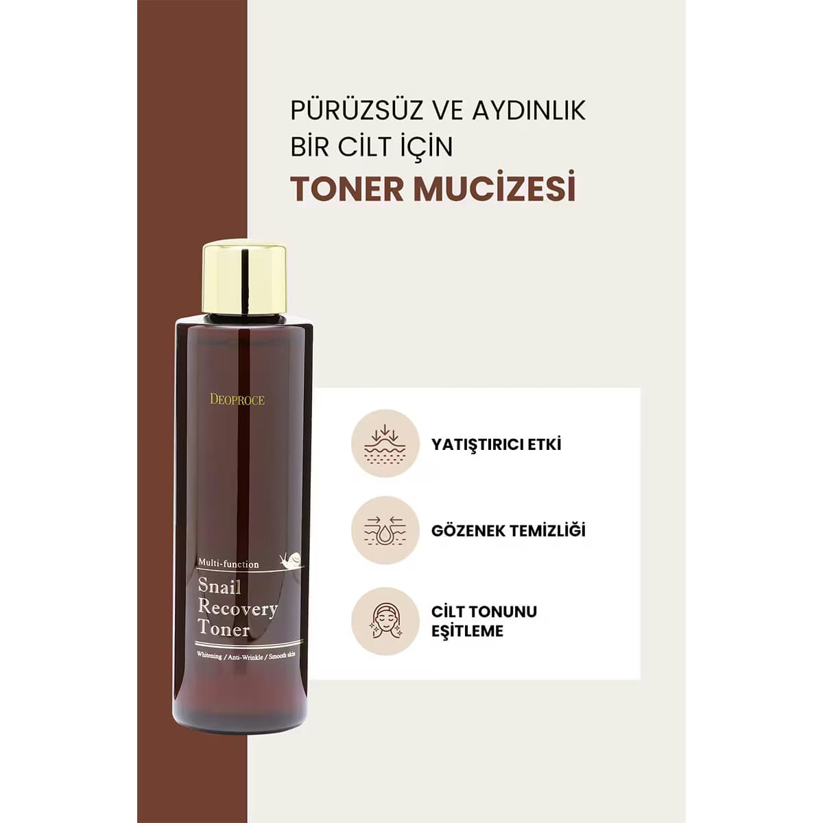 Deoproce Kore Snail Recovery Tonik 210 ml 2