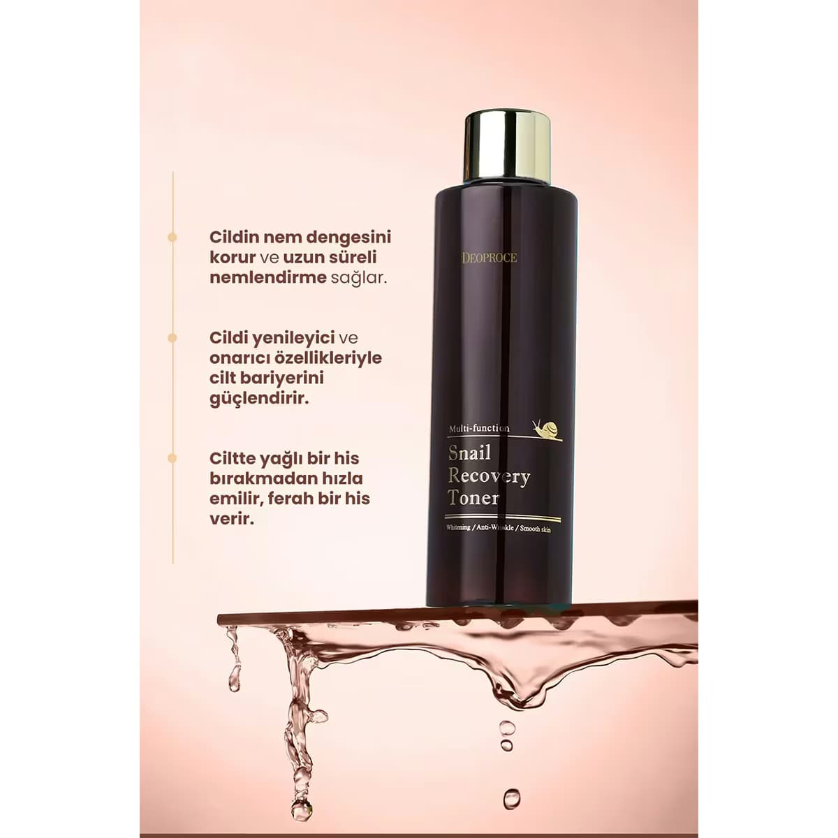 Deoproce Kore Snail Recovery Tonik 210 ml 3