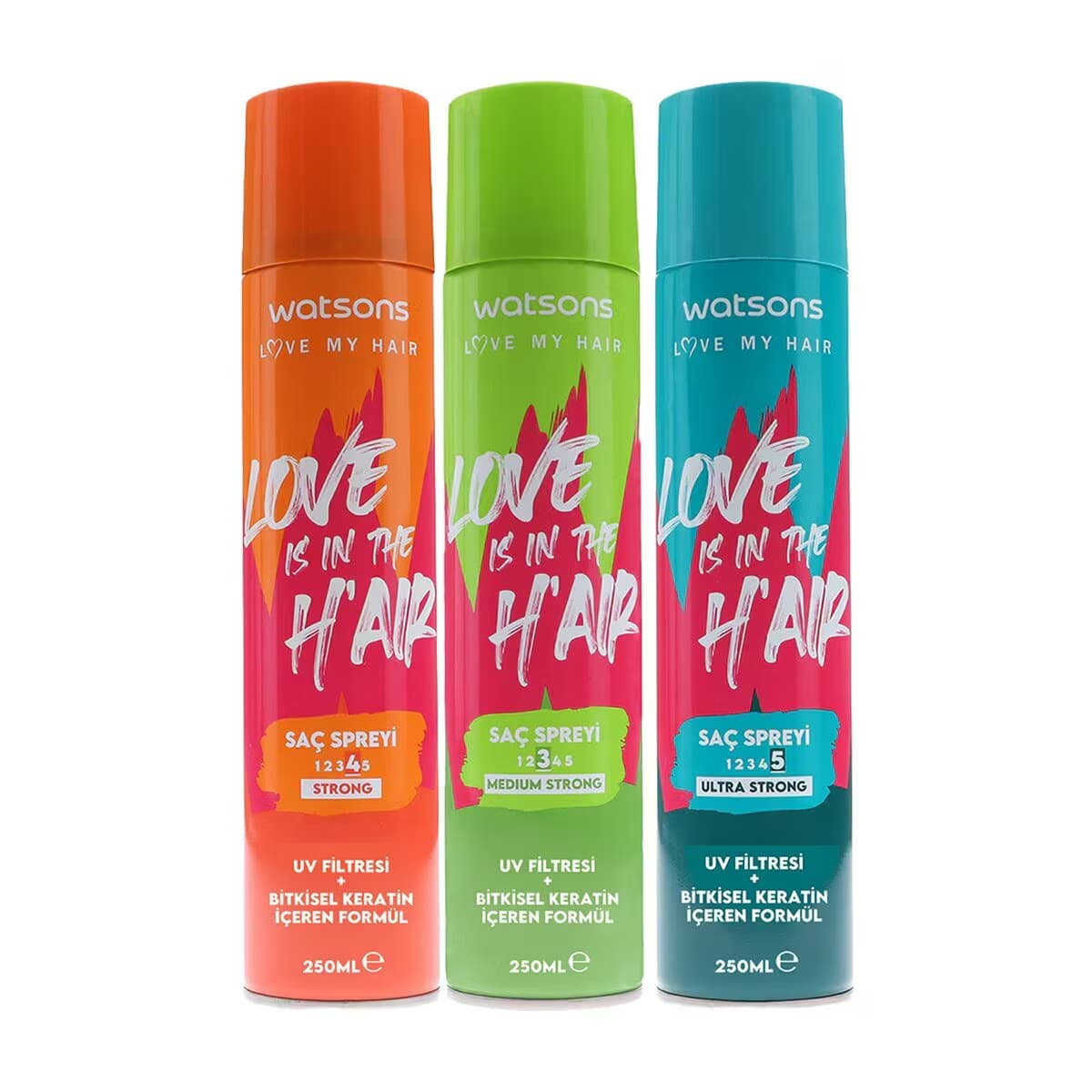 Watsons Saç Spreyi Güçlü 250 ml 2