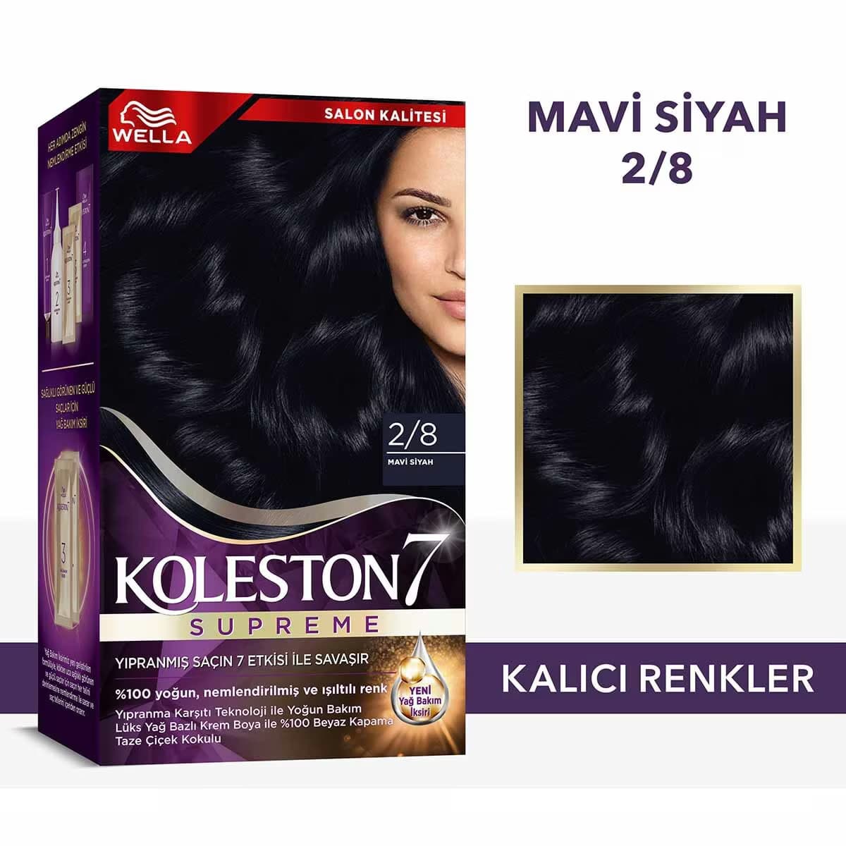 Wella Koleston Kit Boya Mavi Siyah 2/8 2