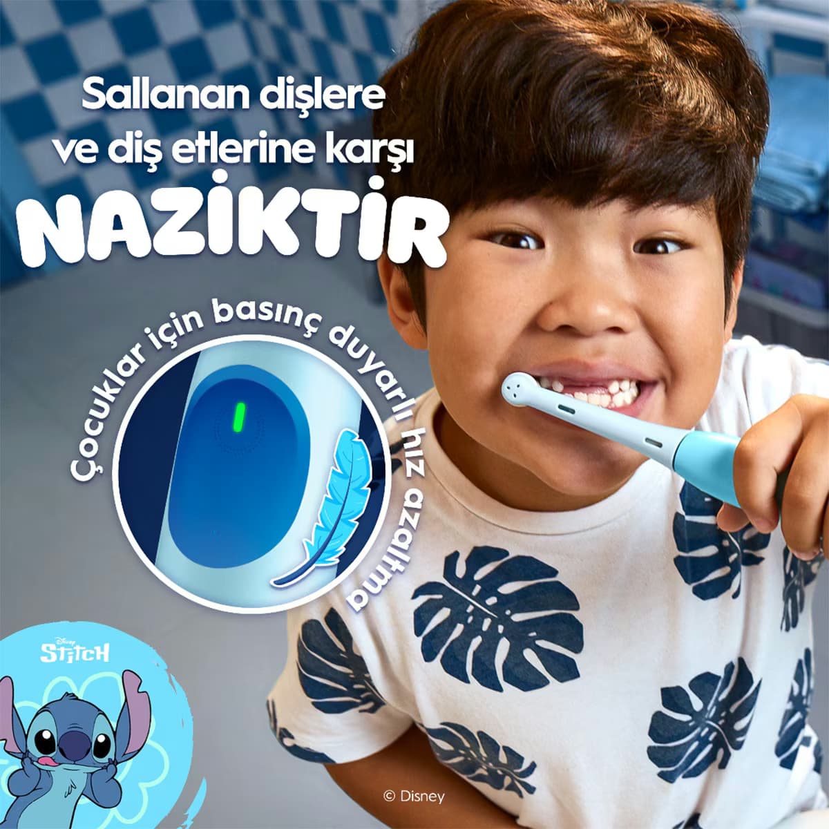ORAL-B İO STITCH ŞARJLI ÇOCUK DİŞ FIRÇASI 5