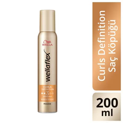 Wellaflex Curls Saç Köpüğü Güçlü 200 ml