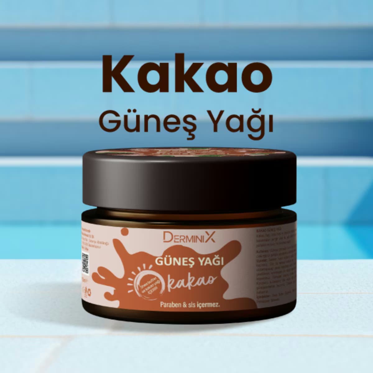 Derminix Güneş Yağı Kakao 125 ml 3