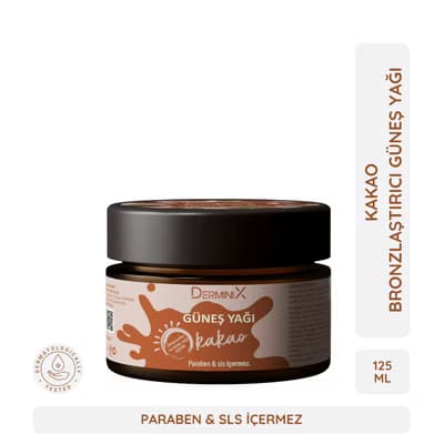 Derminix Güneş Yağı Kakao 125 ml
