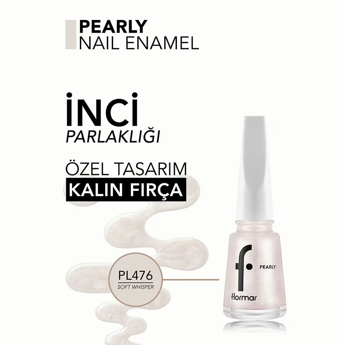 Flormar Pearly Oje No: 476-Soft Whisper 4