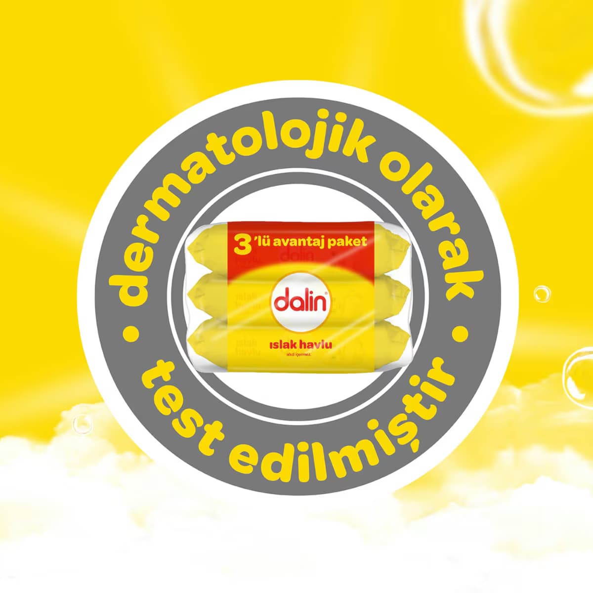 Dalin Klasik Islak Mendil 3 Paket 56 Adet 4