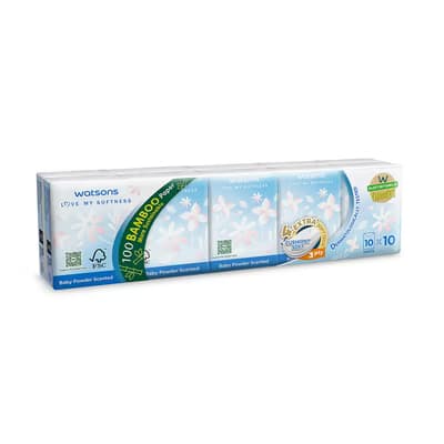 Watsons Baby Powder Mini Cep Mendili 10x10