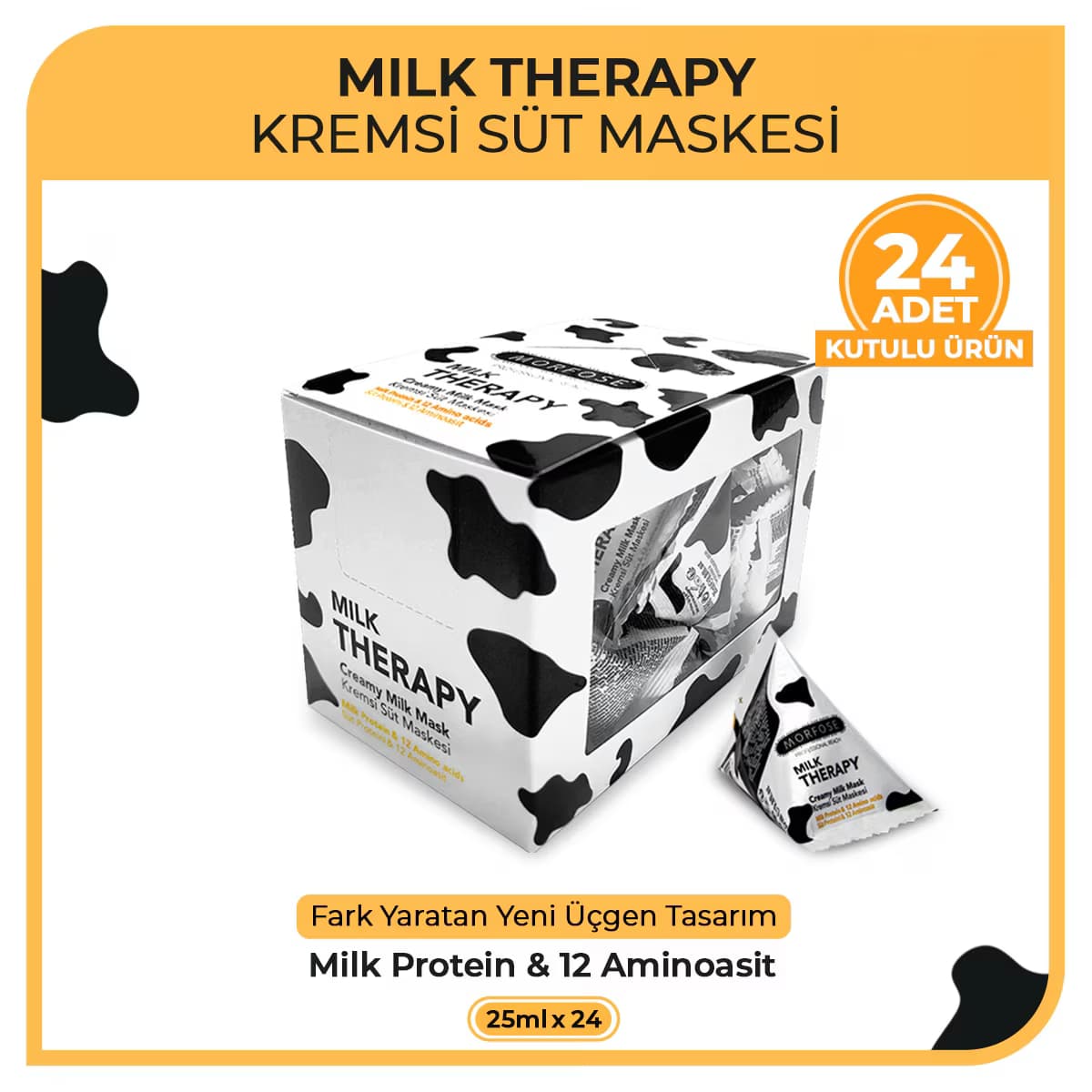 Morfose Saç Maskesi Üçgen Milk Therapy 25 ml 5