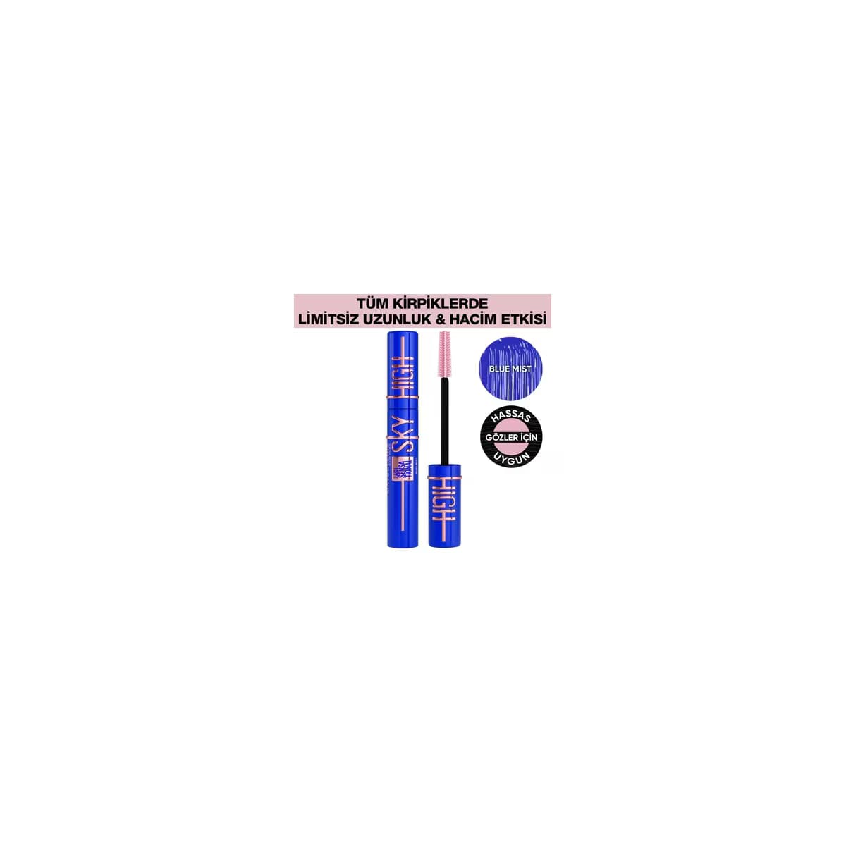 Maybelline New York Sky High Blue Maskara 3