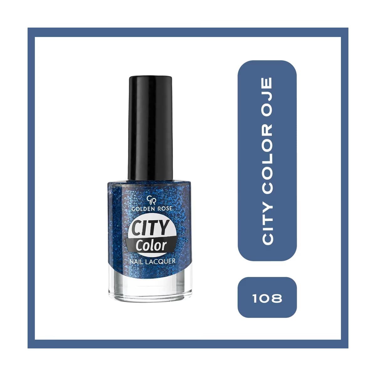 Golden Rose City Color Glitter Oje No: 108 2