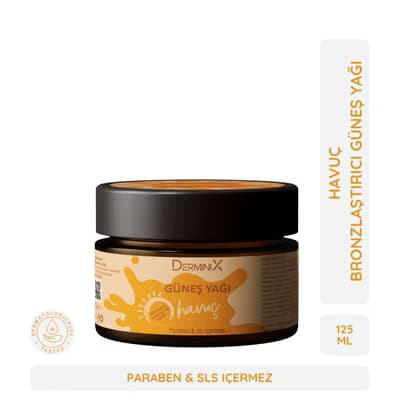 Derminix Güneş Yağı Havuç 125 ml