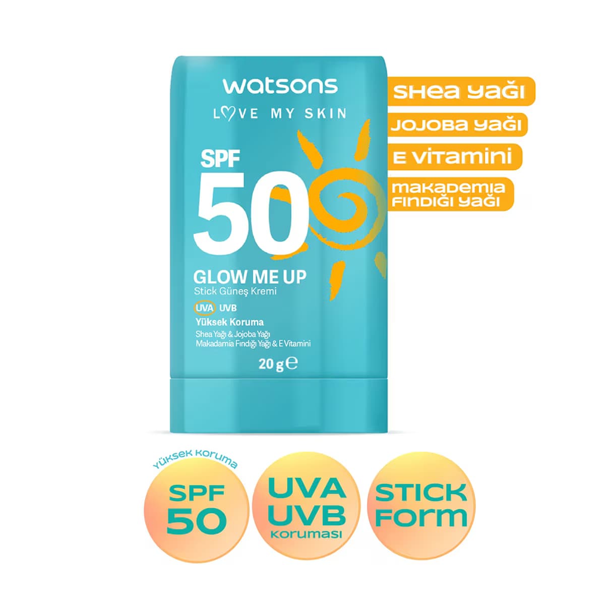 Watsons Glow Me Up SPF50 Sun Stick 20 g 2