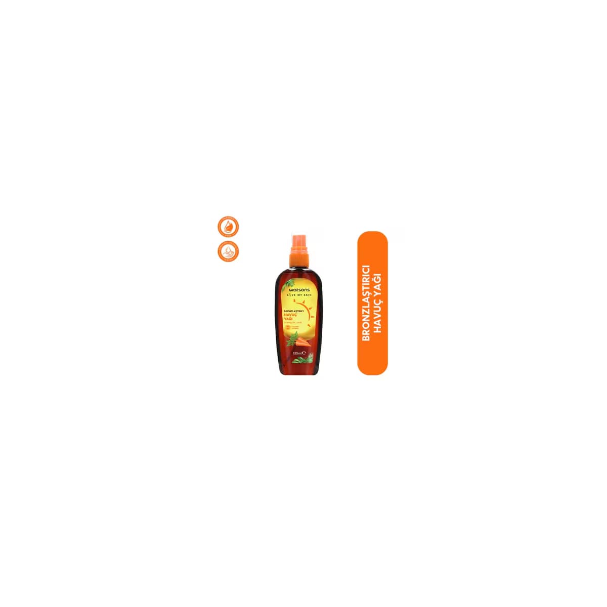 Watsons Bronzlaştırıcı Sprey Havuç 150 ml 4
