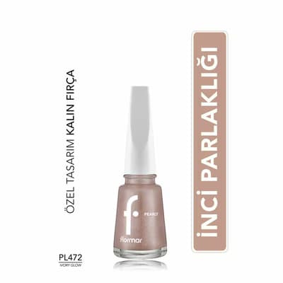Flormar Pearly Oje No: 472Ivory Glow New