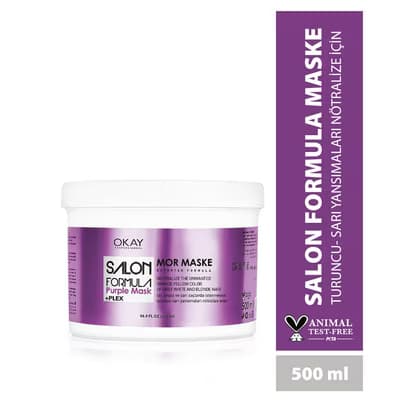 Okay Salon Formula Saç Maskesi Purple 500 ml