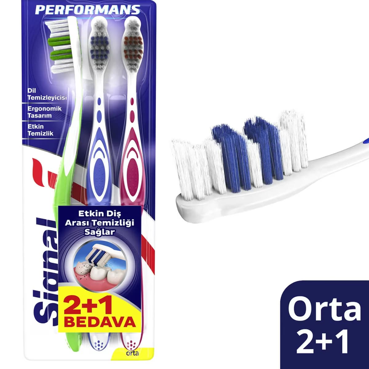 Signal Diş Fırçası Performance 2+1 30 gr 2
