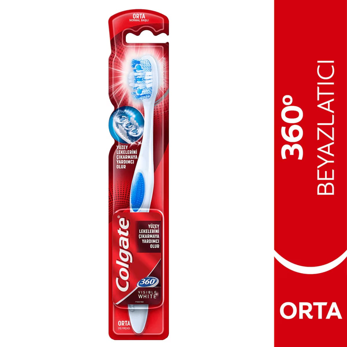 Colgate 360 Visible White Tekli Diş Firçası 2