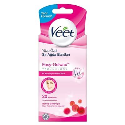 Veet Yüz İçin Ağda Bandı 20'li 1 adet