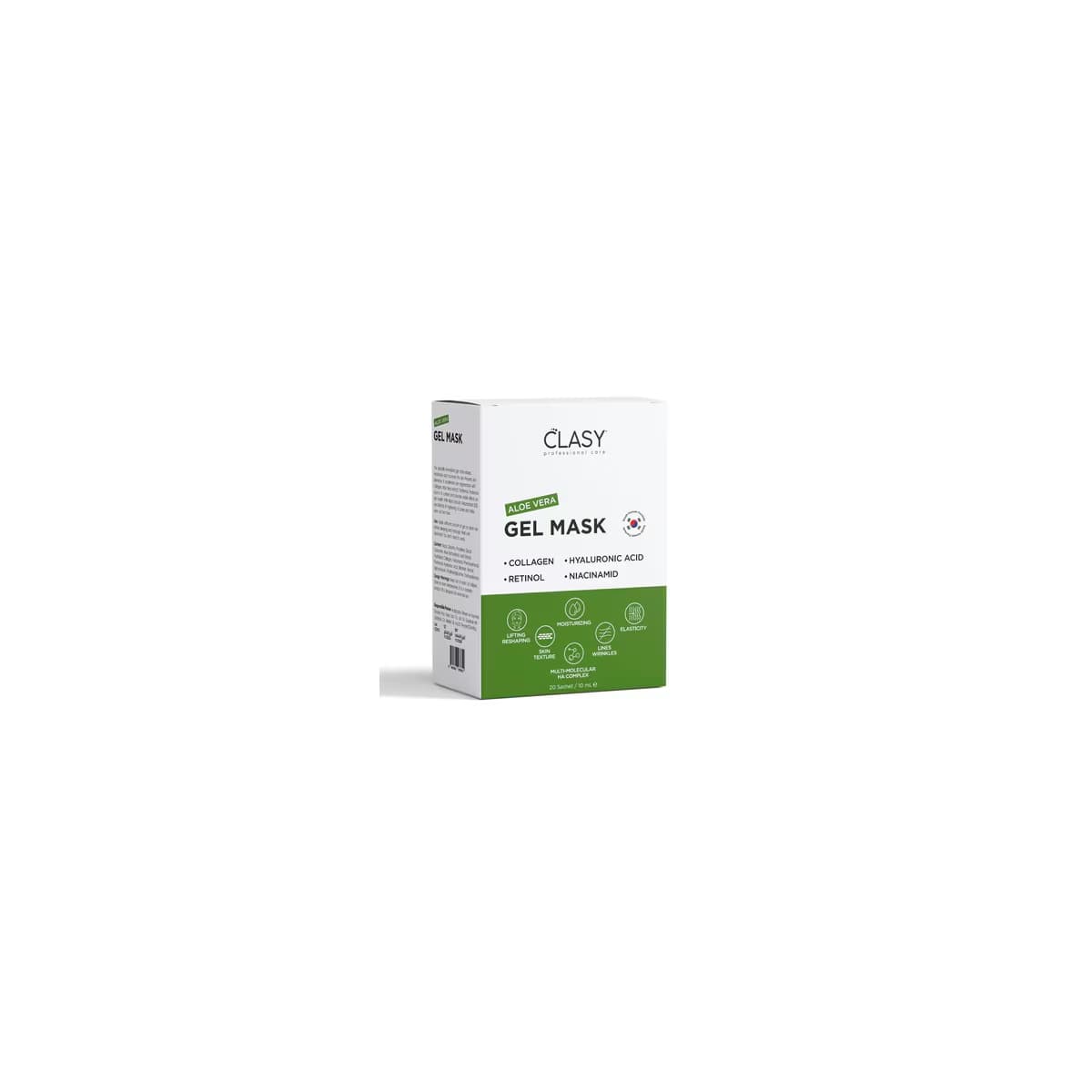 Clasy Care Aloevera Jel Maske 20x10 ml 4