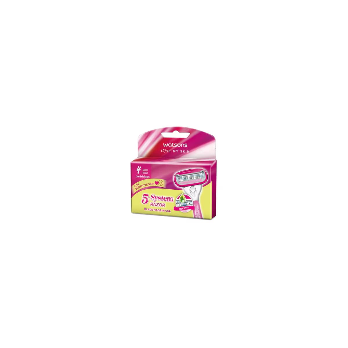 Watsons Kadın 5 Bıçaklı Tıraş Bıçağı 4'lü 5