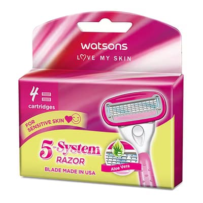 Watsons Kadın 5 Bıçaklı Tıraş Bıçağı 4'lü