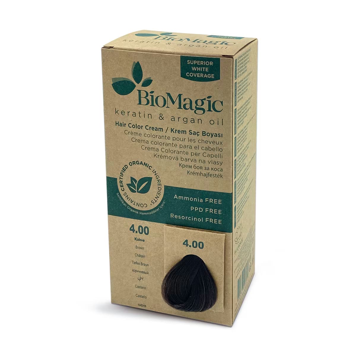 Biomagic Saç Boyası Kahve No: 4.00 2