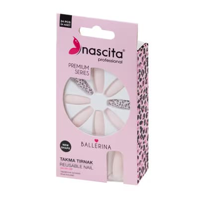 Nascita Takma Tırnak Pembe Leopar 24'lü