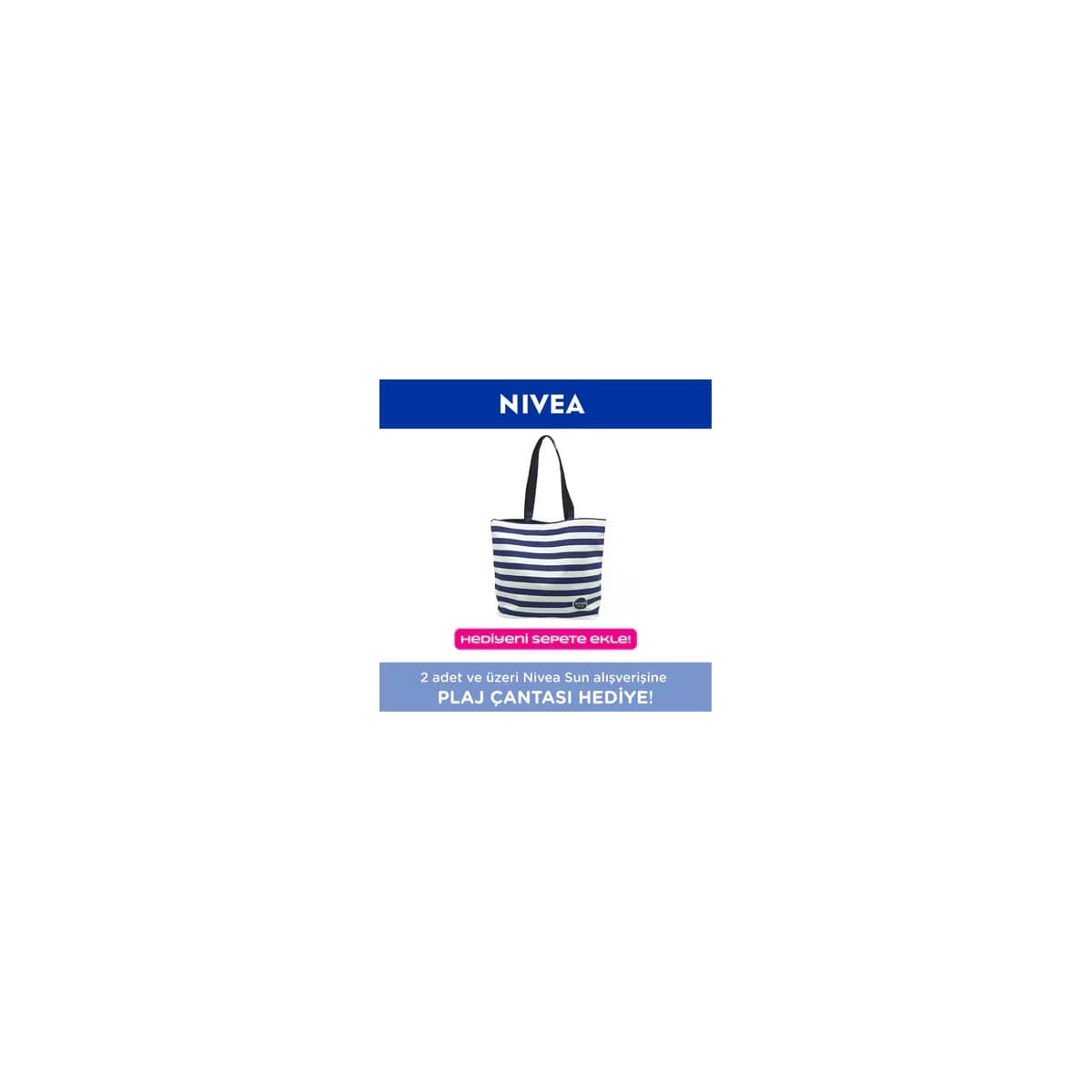 NIVEA PLAJ ÇANTASI - LACİVERT 3