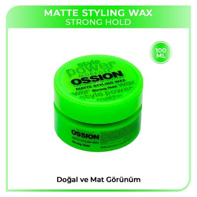 Morfose Ossion Mat Styling Wax 100 ml