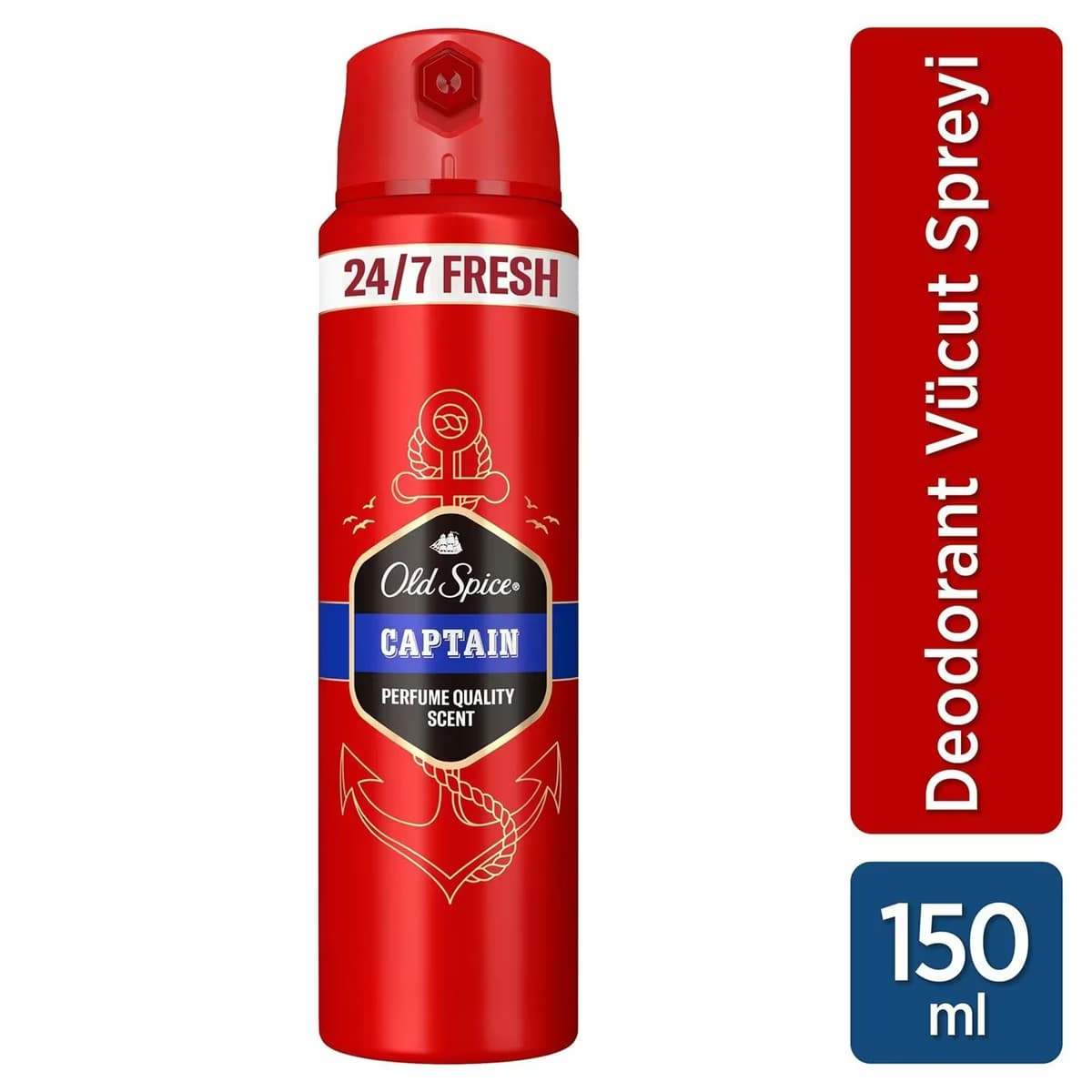 Old Spice Sprey Deodorant Captain 150 ml 2