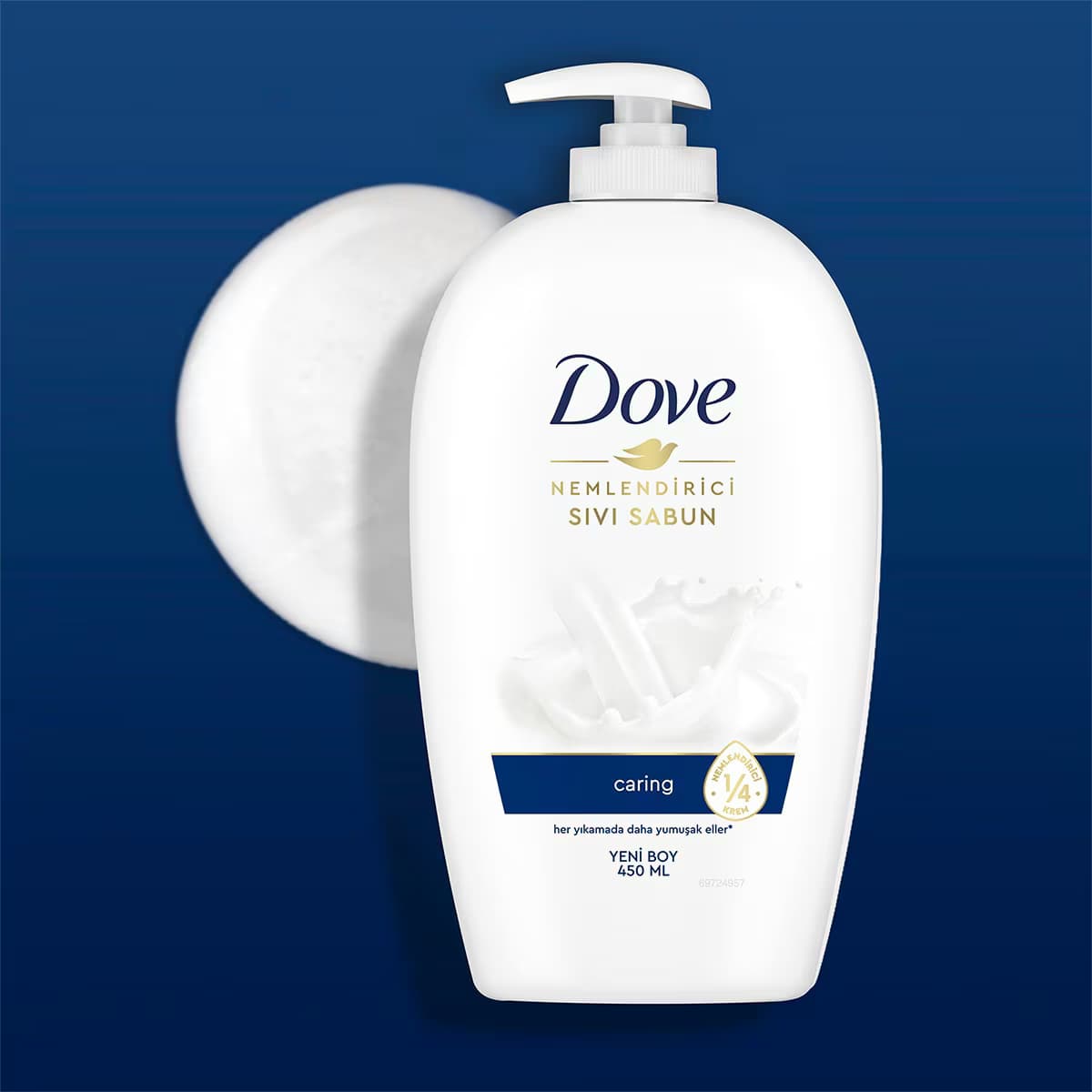 Dove Nemlendirici Sıvı Sabun Caring 450 ml 3