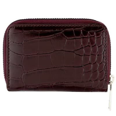 Eklips Croco Bordo Bozuk Para Cüzdanı - Gratis