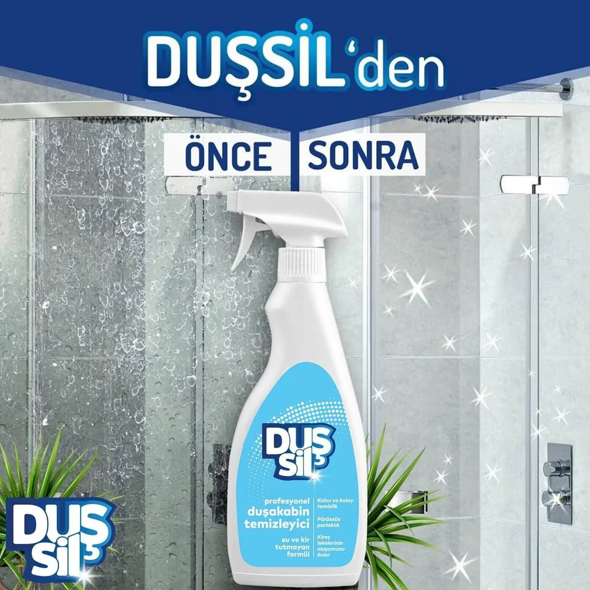 Duş Sil Duşakabin Temizleyicisi 500 ml 3