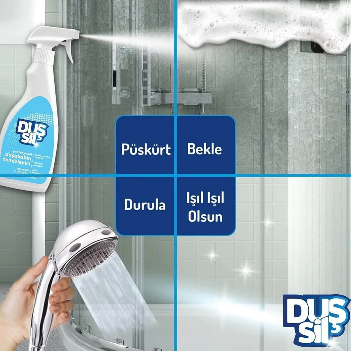 Duş Sil Duşakabin Temizleyicisi 500 ml 4