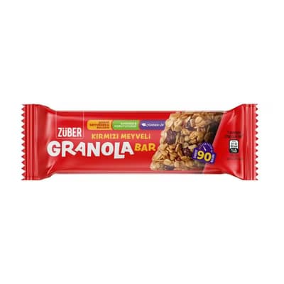 Züber Granola Bar Kırmızı Meyveli 25 gr