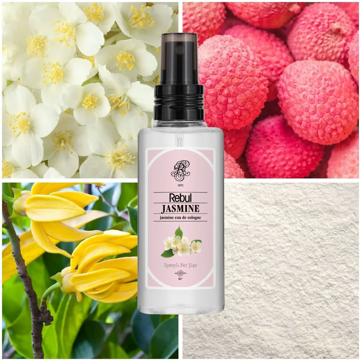 Rebul Kolonya Jasmine, 125 ml 2