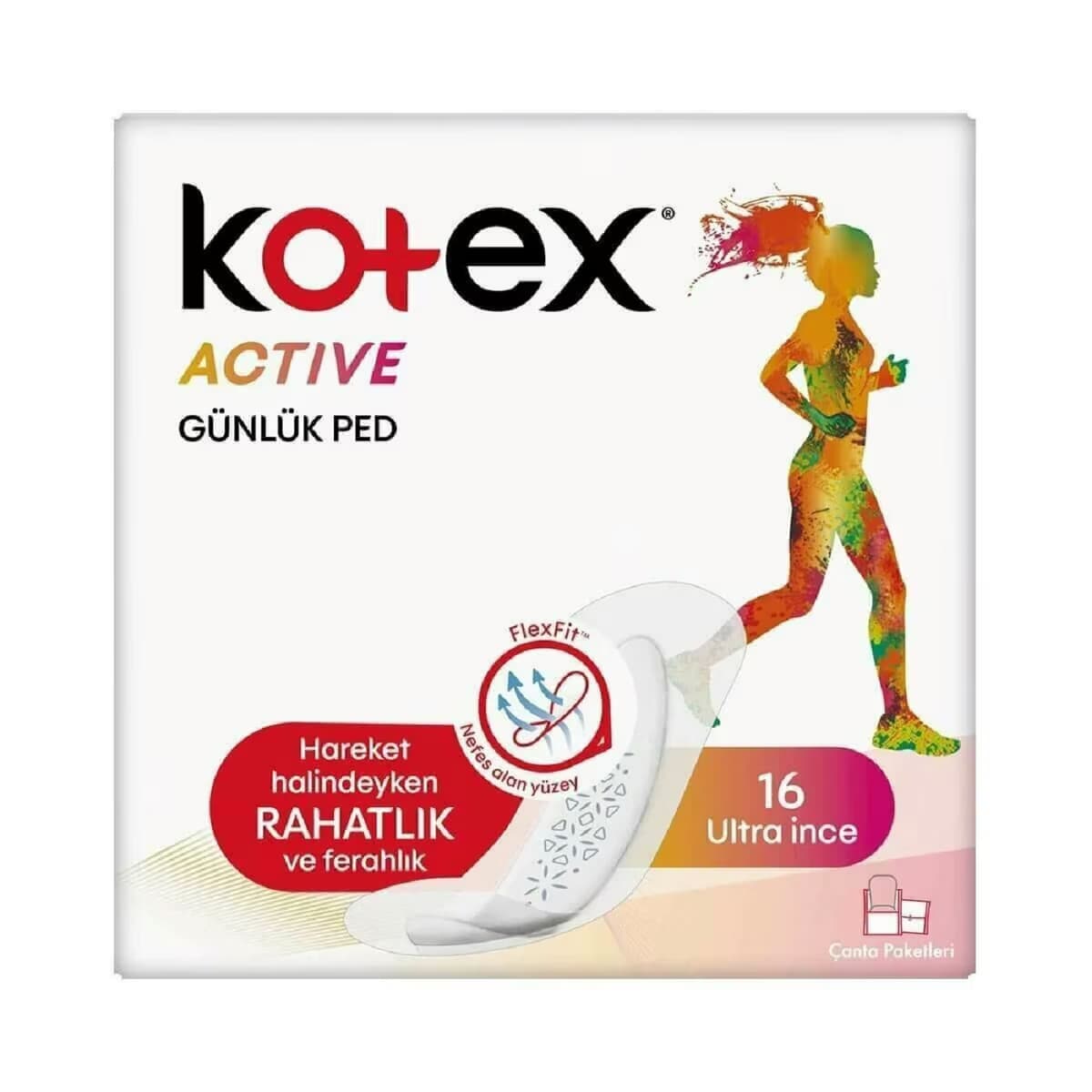 Kotex Günlük Ped Ultra İnce 16'lı