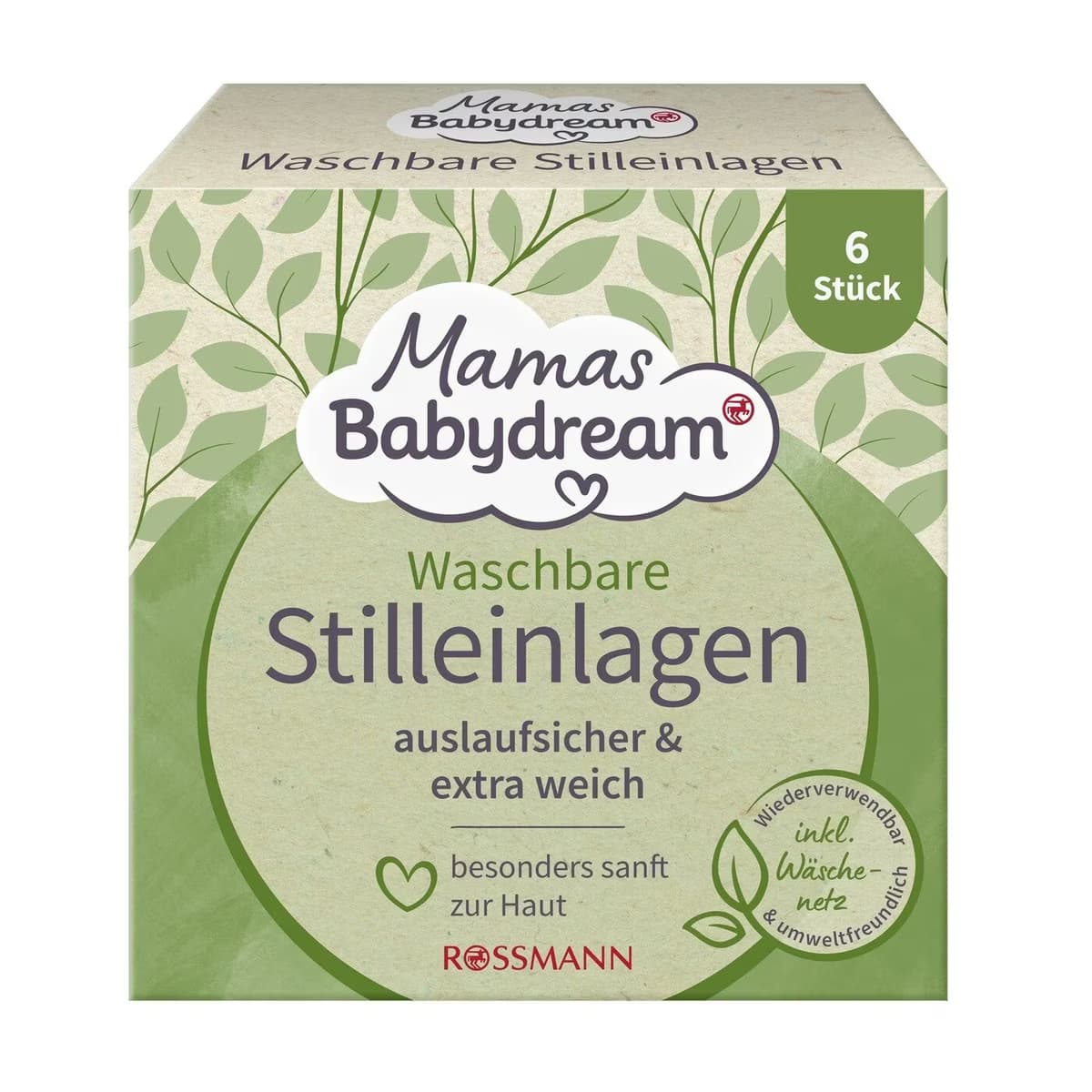 Babydream Göğüs Pedi Yıkanabilir 6'lı
