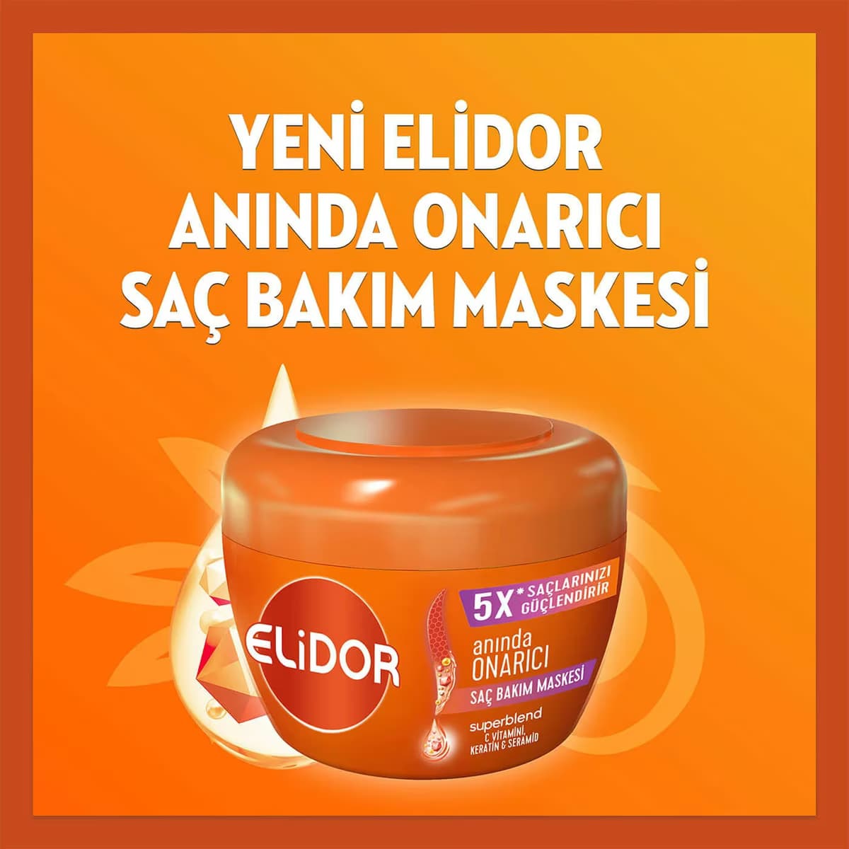 Elidor Saç Maskesi Anında Onarıcı 160 ml 3