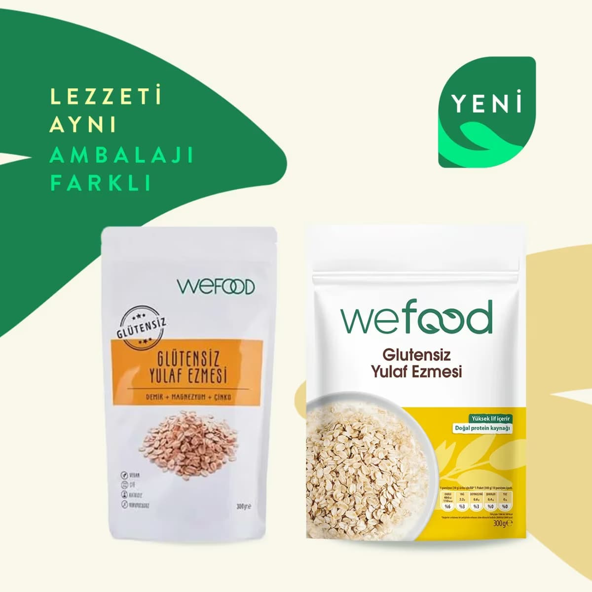 Wefood Yulaf Ezmesi Glutensiz 300 gr 2