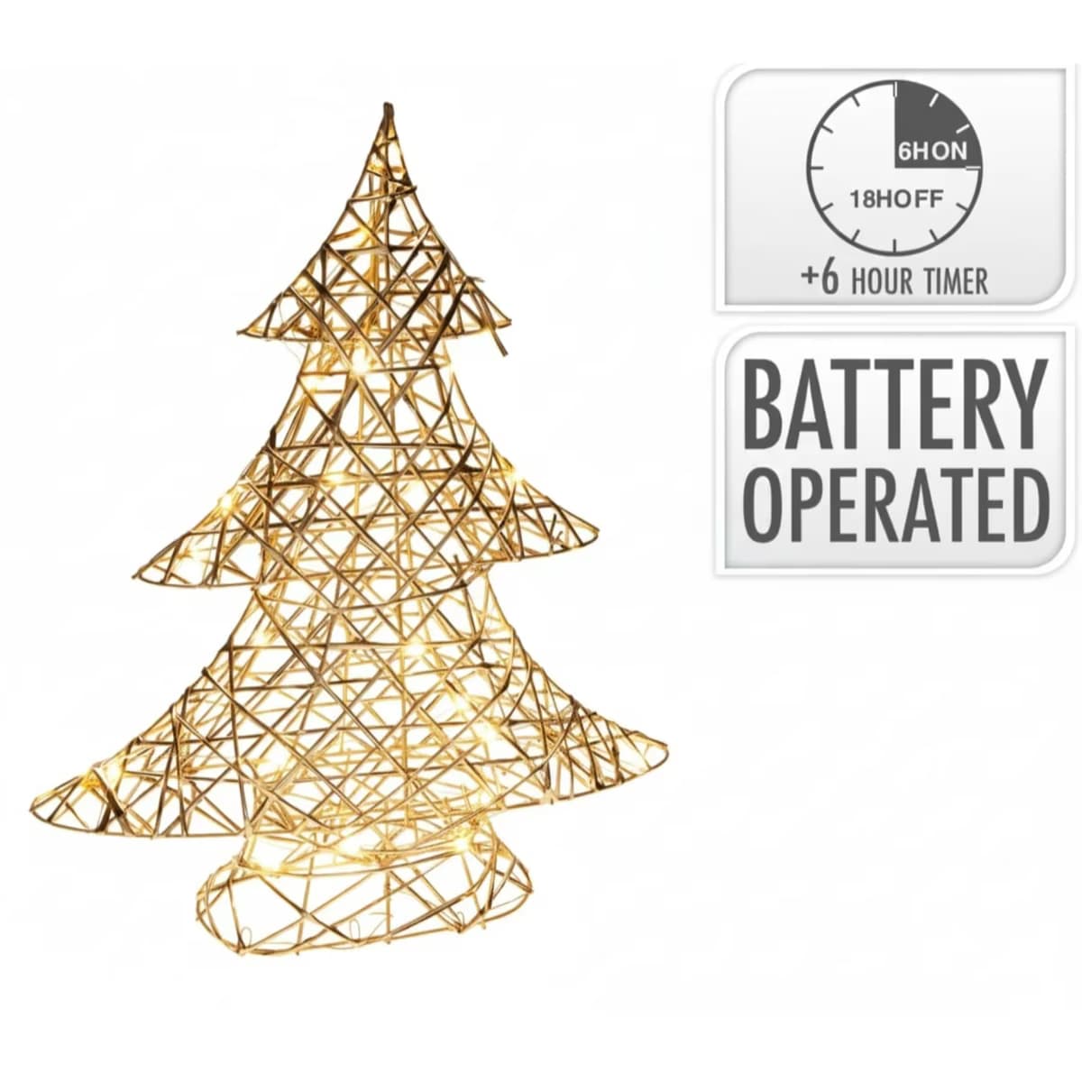 Koopman Yılbaşı Ledli Noel Ağacı 40 cm 2