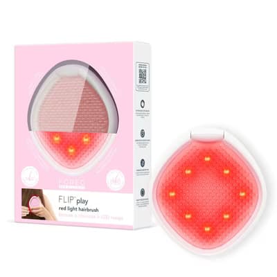 Foreo Flip Play Kırmızı Işıklı Saç Fırçası Pink