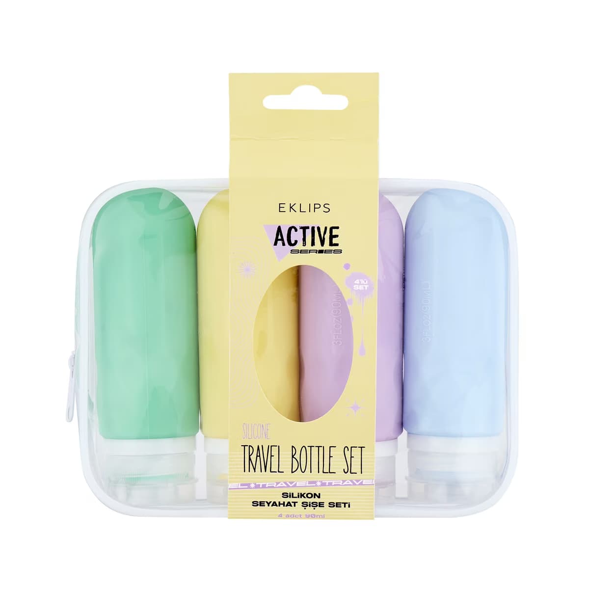 Eklips Travel 4'lü Şişe Seti 90 ml - Gratis