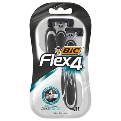 Bic Flex4 4 Bıçaklı Tıraş Bıçağı 3'lü - Gratis